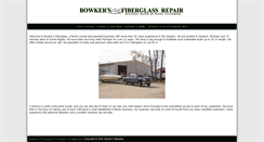 Desktop Screenshot of bowkersfiberglass.com